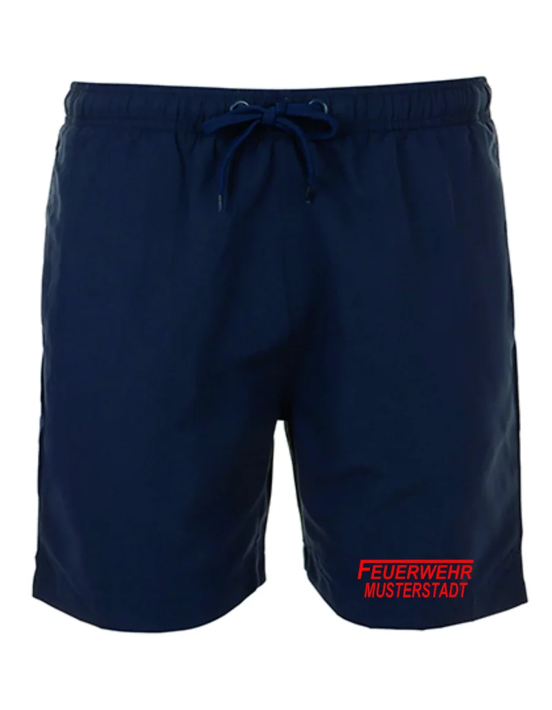 Feuerwehr Badehose navy blau