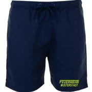 Feuerwehr Badehose navy blau