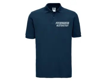 Feuerwehr Polo-Shirt navy blau