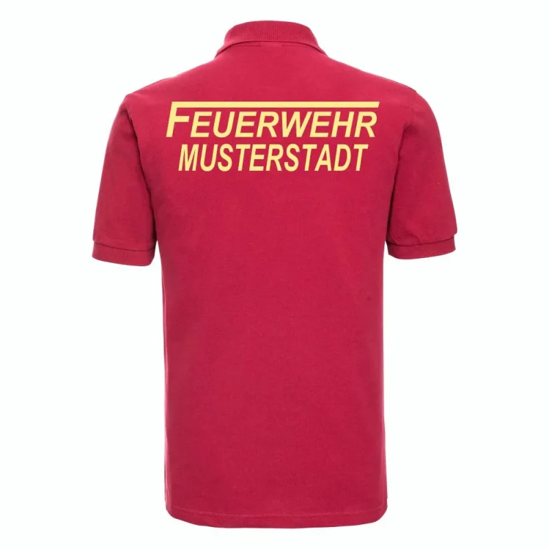 Feuerwehr Polo-Shirt navy blau