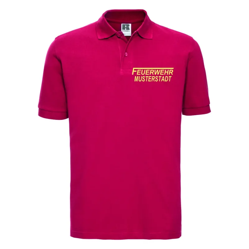 Feuerwehr Polo-Shirt navy blau