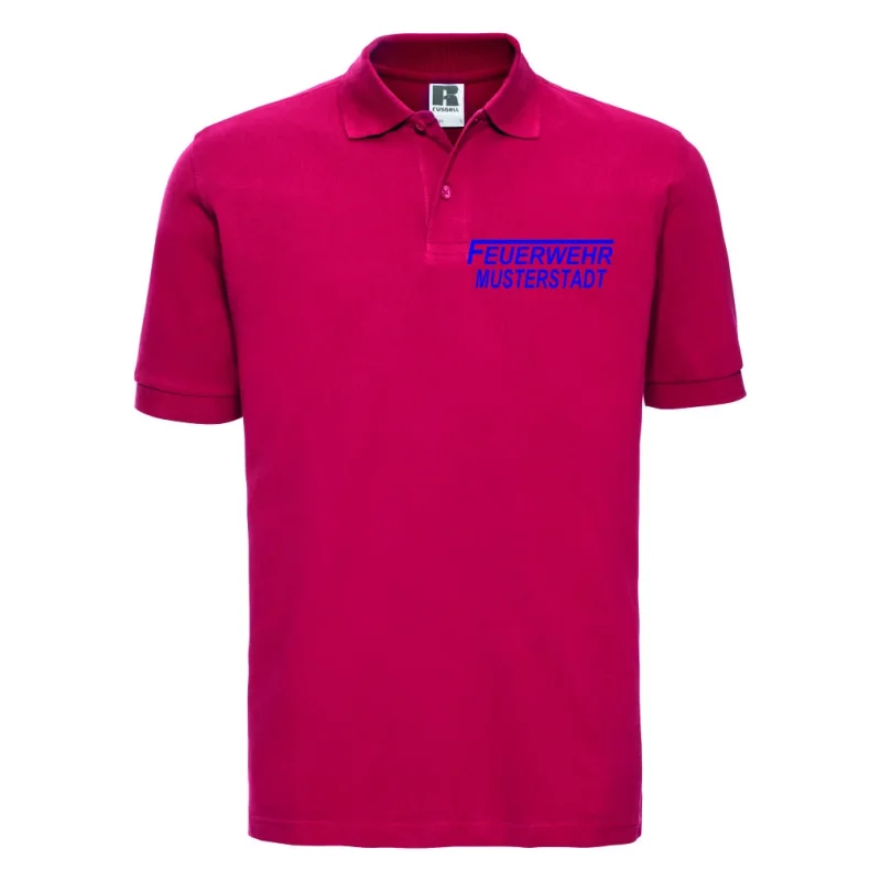 Feuerwehr Polo-Shirt navy blau