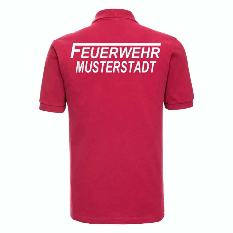 Feuerwehr Polo-Shirt navy blau