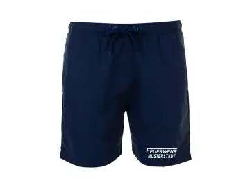 Feuerwehr Badehose navy blau