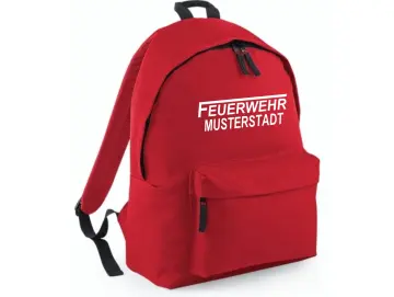 Feuerwehr Rucksack rot