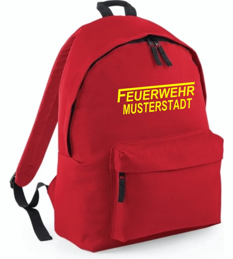 Feuerwehr Rucksack rot