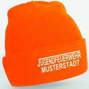 Jugendfeuerwehr Strickmütze orange