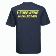 Feuerwehr T-Shirt navy blau