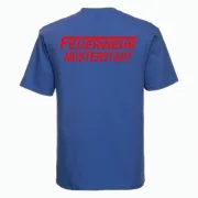 Feuerwehr T-Shirt royal blau