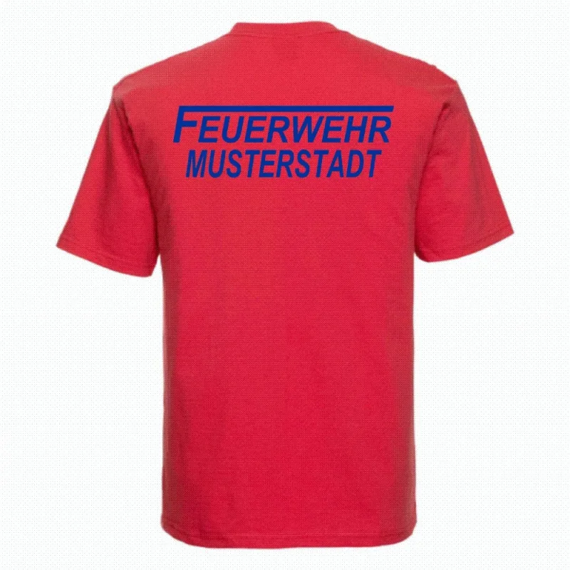 Feuerwehr T-Shirt rot