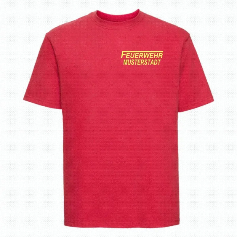 Feuerwehr T-Shirt rot